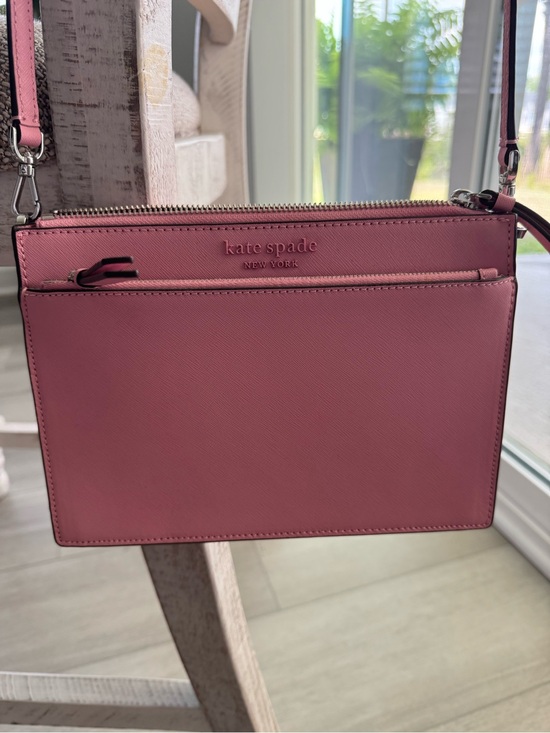 kate spade Handbags - kate spade pink saffiano crossbody bag
